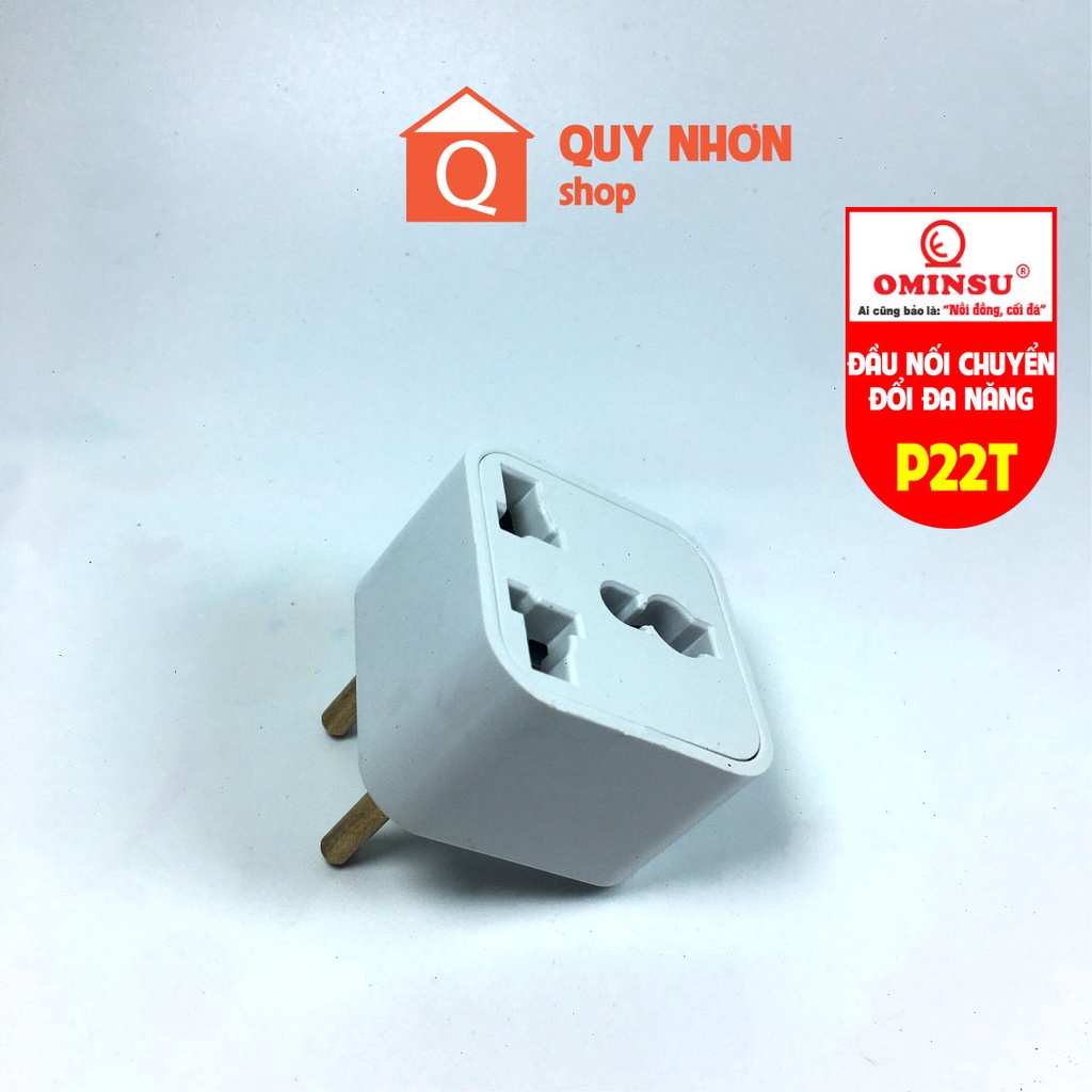 Phích cắm điện chuyển đổi đầu nối đa năng chính hãng OMINSU chất lượng cao