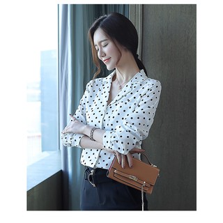 áo sơ mi nữ chấm bi Quảng Châu