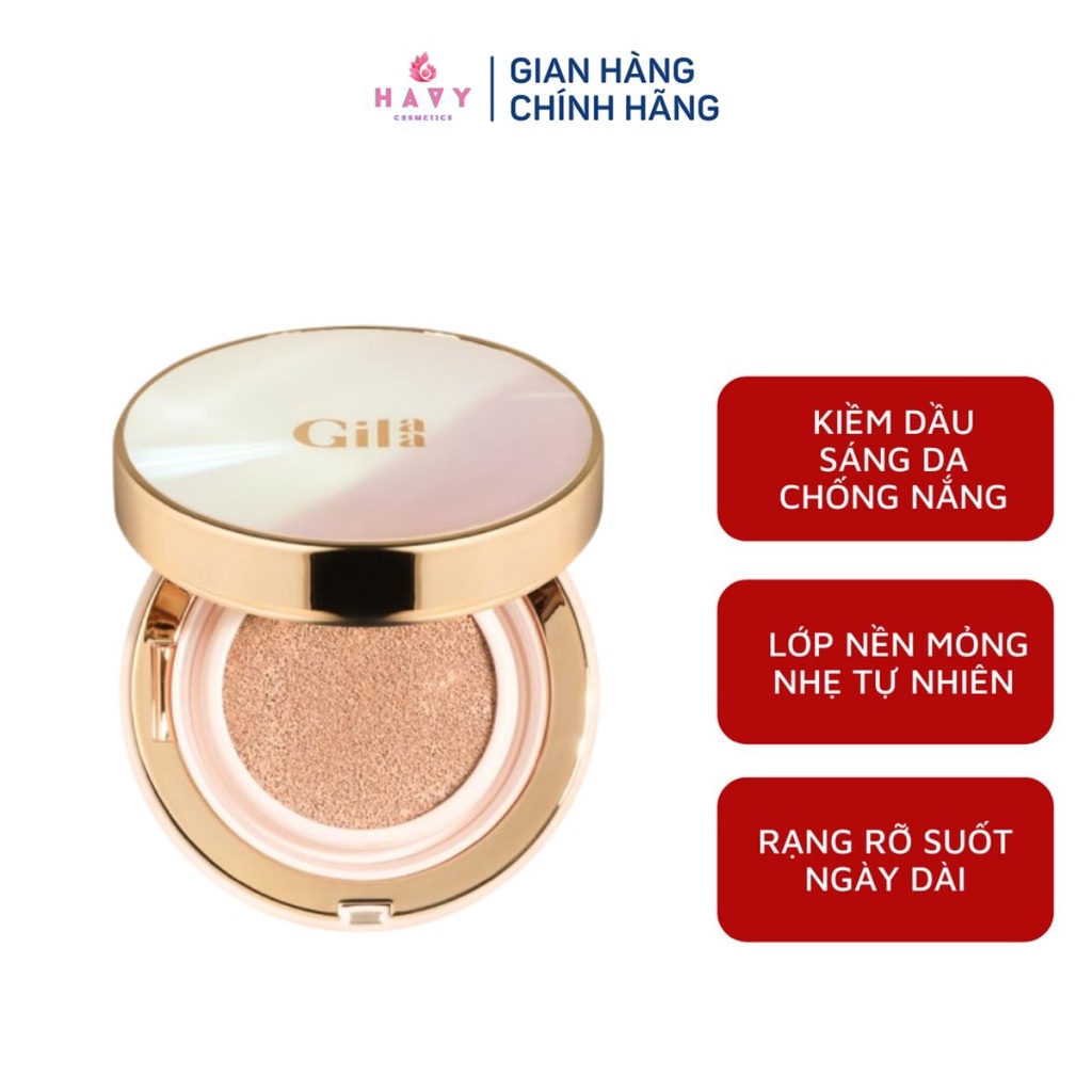 Phấn Nước Kiềm Dầu Gilaa Long Wear DD Cushion (13g)