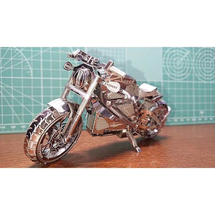 Mô Hình 3D Kim Loại Siêu Xe Mô Tô Harley Davidson