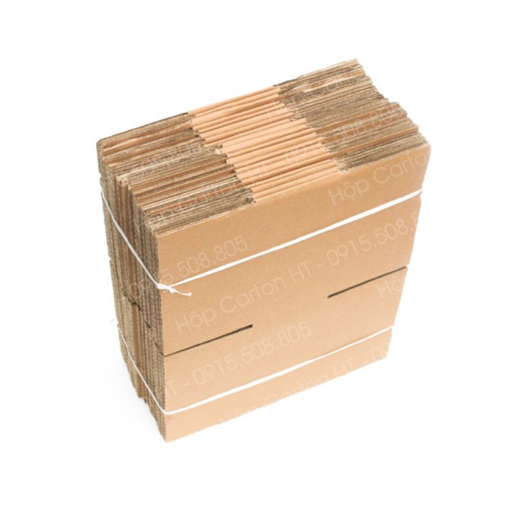 20x20x10 Combo 10 hộp carton, thùng giấy cod gói hàng, hộp bìa carton đóng hàng giá rẻ