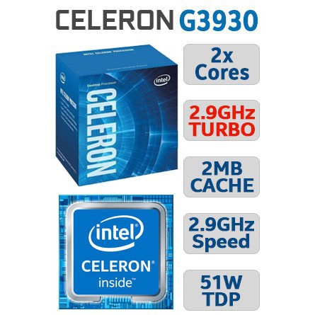 Vi xử lý Intel g3930 cũ kèm fan, cpu g3930 Intel socket 1151