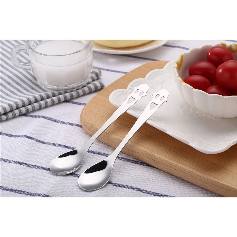 Muỗng Cà Phê Inox Hình Mặt Cười Dễ Thương