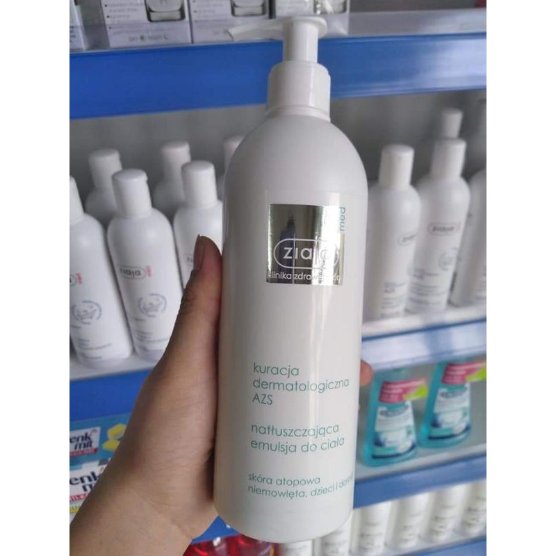 Nhũ Tương Dưỡng Ẩm Toàn Thân Ziaja Med Atopy AZS 400ml