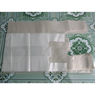 1 KG Túi xốp 2 quai trắng tiện dụng dày, có gai, chịu trọng lượng lớn