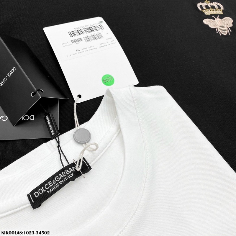 Áo Phông Nam Thêu DGGThe King Cao Cấp - Áo Thun Nam DG Logo Thêu Siêu Đẹp