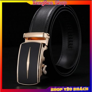 Thắt lưng nam cao cấp , thắt lưng da mặt lăn da thật , có hộp đựng lịch sự dây lưng có 2 màu đen và nâu nam tính lm6