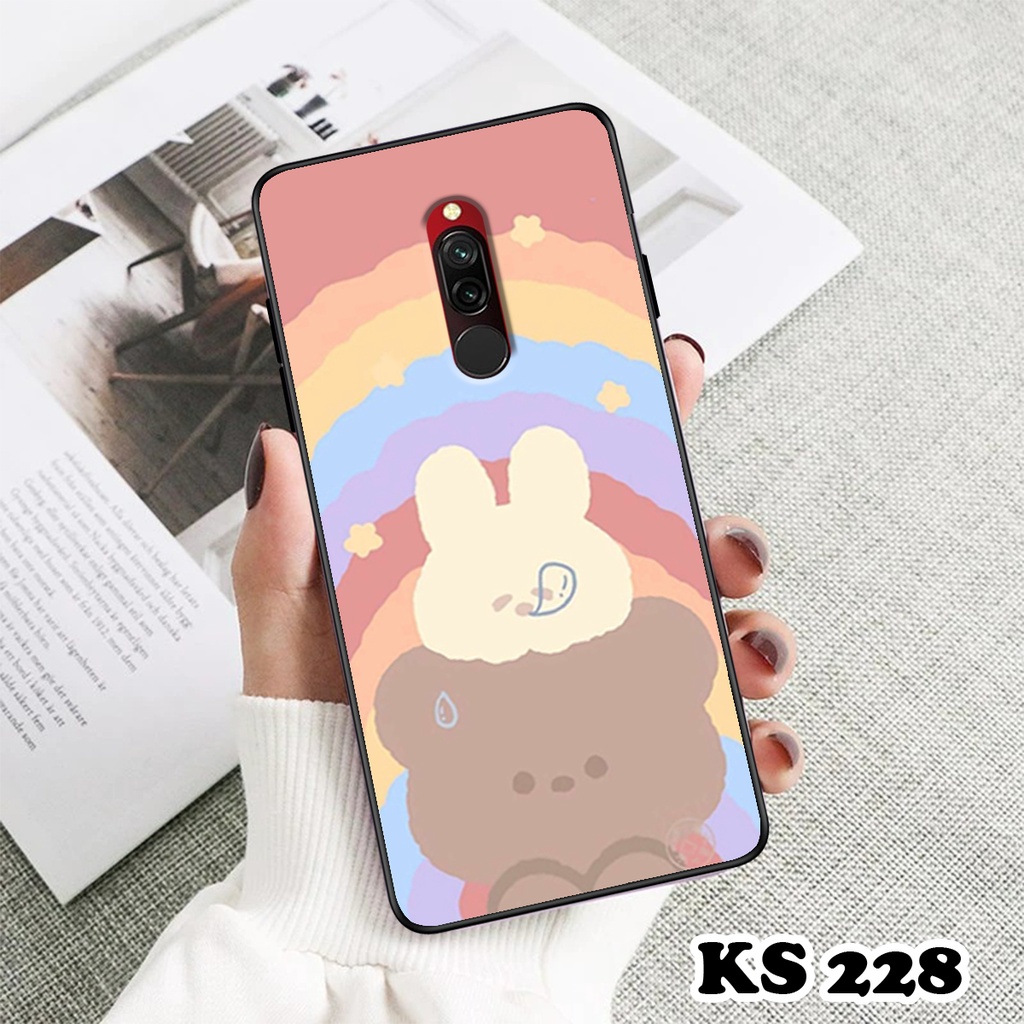 Ốp lưng Xiaomi Redmi 7 - Redmi 7A - Redmi 8 - Redmi 8A - Ốp in hình gấu bear ngộ nghĩnh