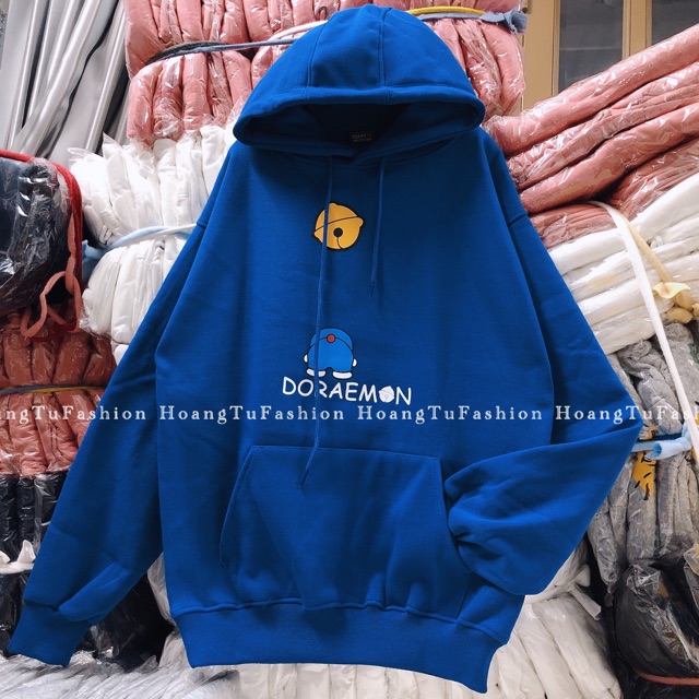 Áo hoodie nỉ bông doremon M341 [Kèm hình thật]