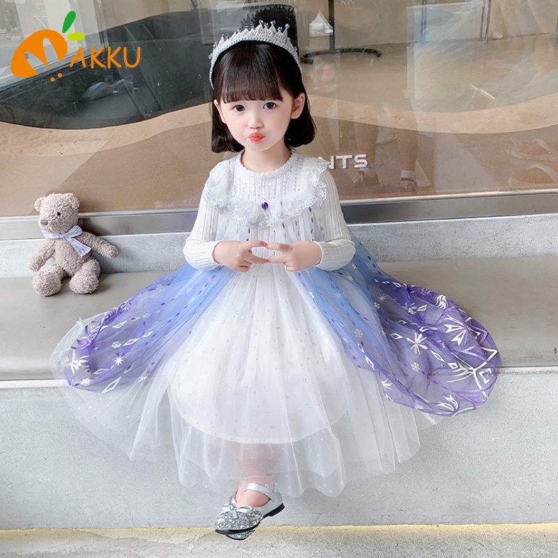 Đầm Công Chúa Tay Ngắn Cho Bé Gái