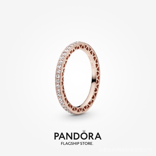 Nhẫn mạ vàng hồng 14k đính đá lấp lánh