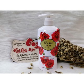 Sữa tắm Double Rich hương hoa hồng 550ml