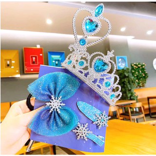 [I037] Phụ kiện tóc công Chúa elsa cho bé