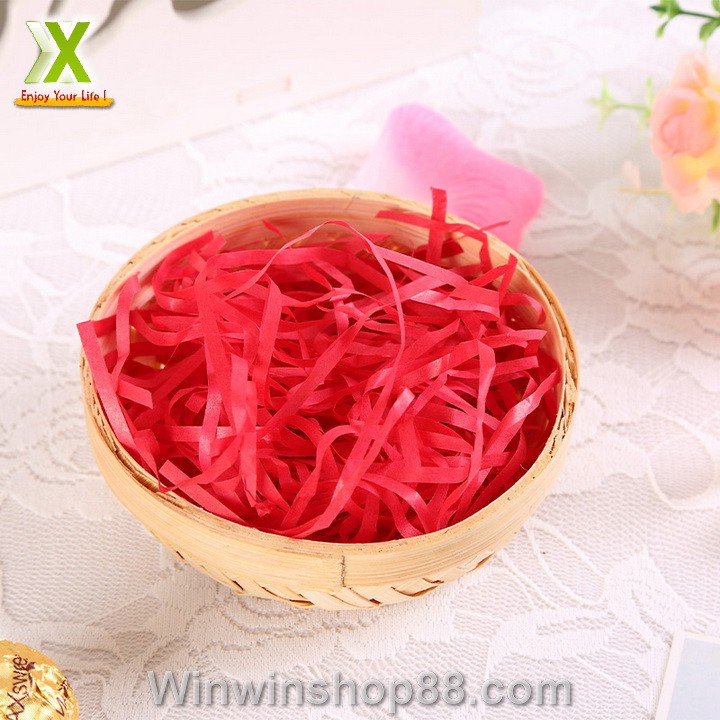 200g Giấy Rơm, Giấy Sợi Lót Hộp Quà Giấy Trang Trí Hộp Quà Gói Quà Trang Trí Quà Tặng