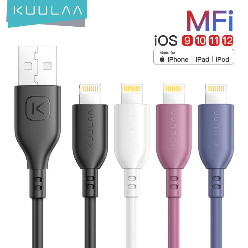 Cáp Sạc Nhanh USB KUULAA Dành Cho IPhone 11 Pro Xs Max X Xr