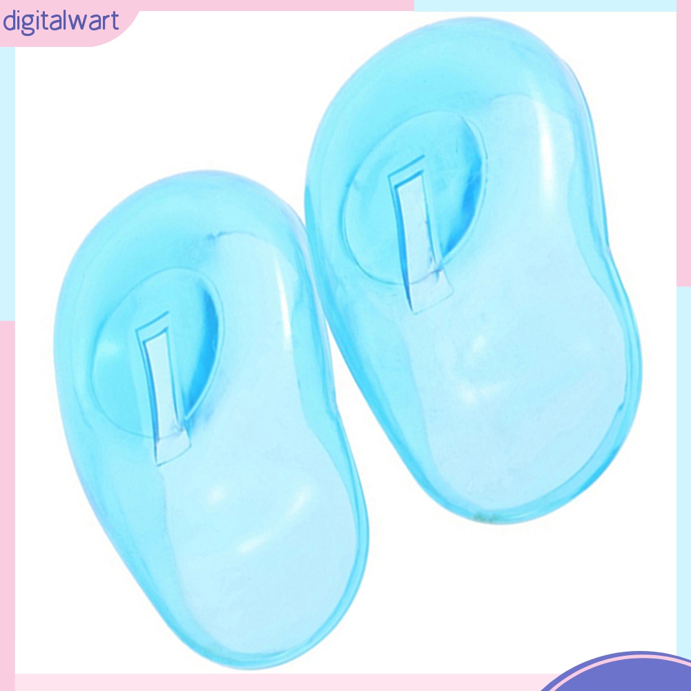 Bộ 2 Vỏ Bọc Bảo Vệ Tai Khi Nhuộm Tóc Bằng Silicone Trong Suốt