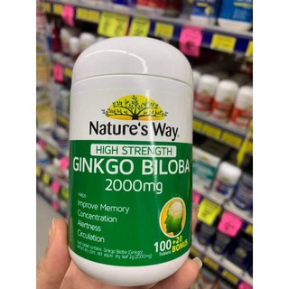 Ginkgo Biloba 2000mg Nature's way