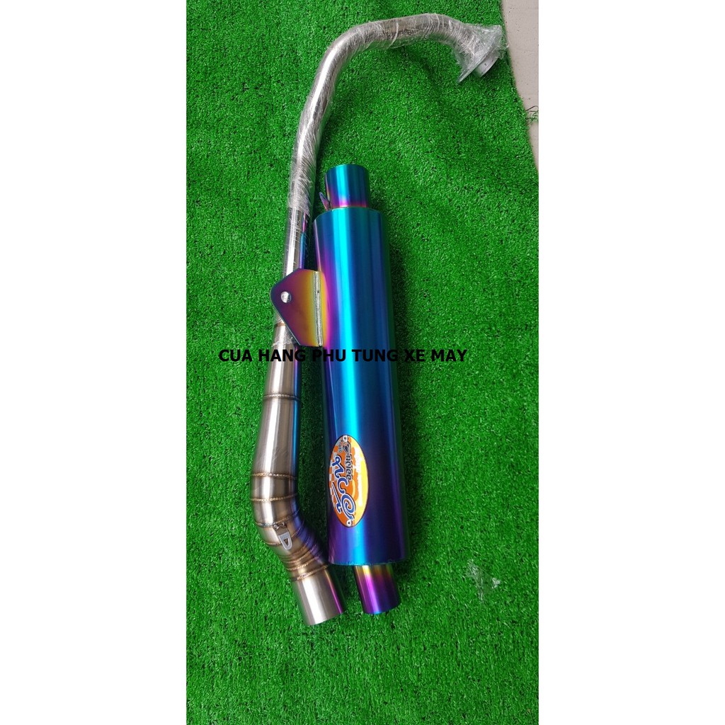PÔ TITAN THÁI - KÈM CỔ 2 KHÚC INOX 304 GẮN EXCITER 135 - EXCITER 150