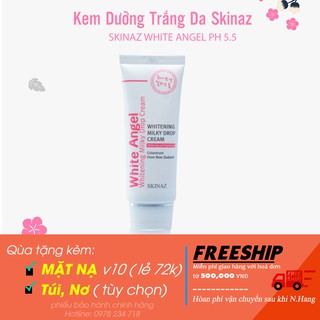 KEM DƯỠNG TRẮNG DA 𝗦𝗞𝗜𝗡𝗔𝗭 𝗪𝗛𝗜𝗧𝗘 𝗔𝗡𝗚𝗘𝗟 PH 5.5 – 70g