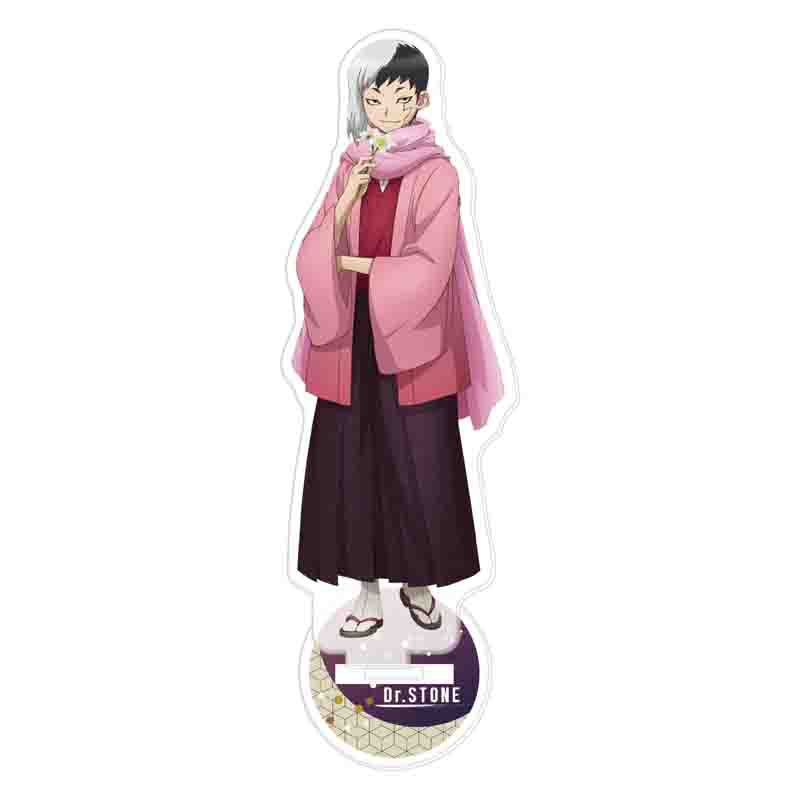 Mô hình nhân vật Ishigami Senku bằng acrylic trong phim hoạt hình Dr STONE 15cm