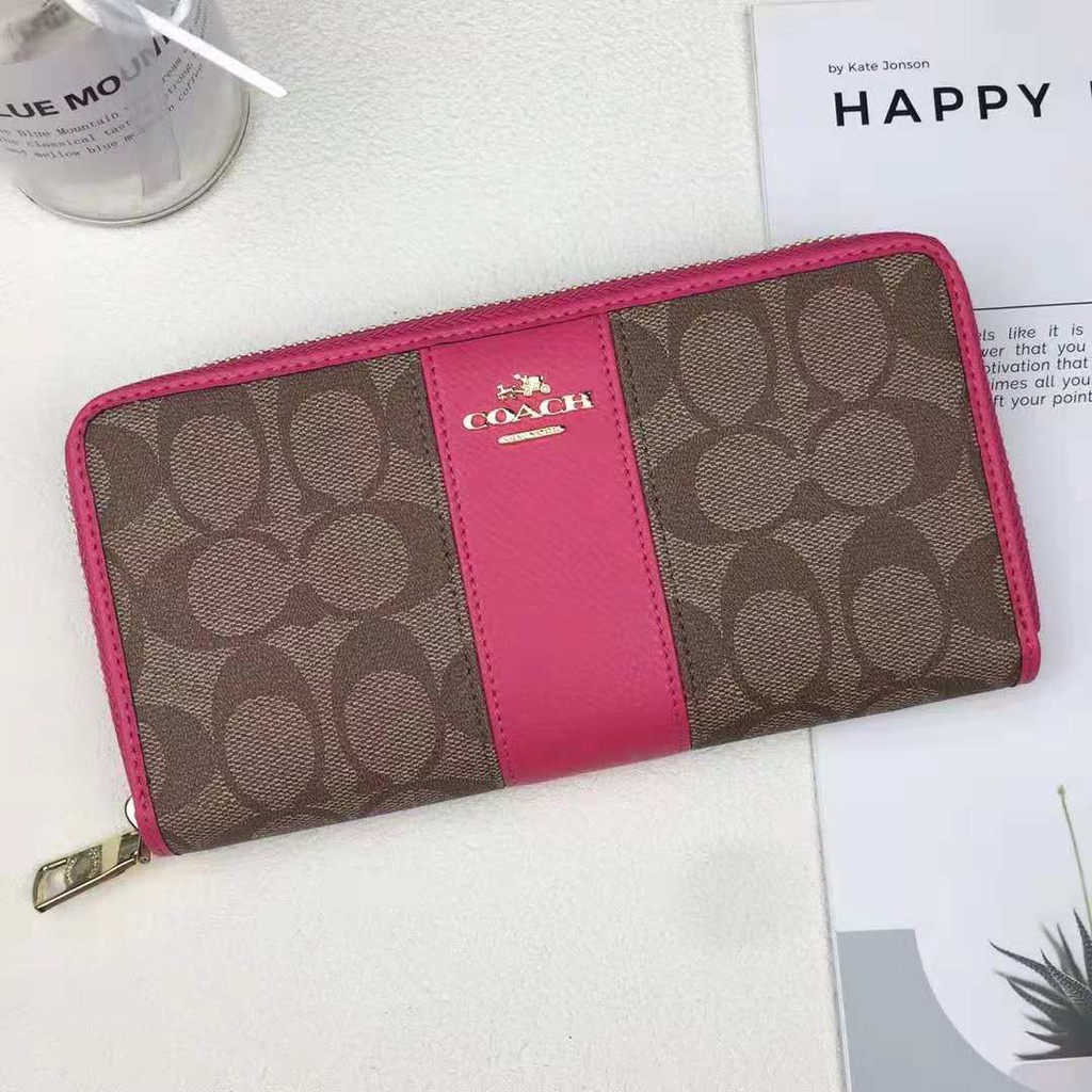 COACH ví dài nữ,ví nữ cầm tay da thật nhập khẩu / 52859 Ví Nữ Mini Cầm Tay