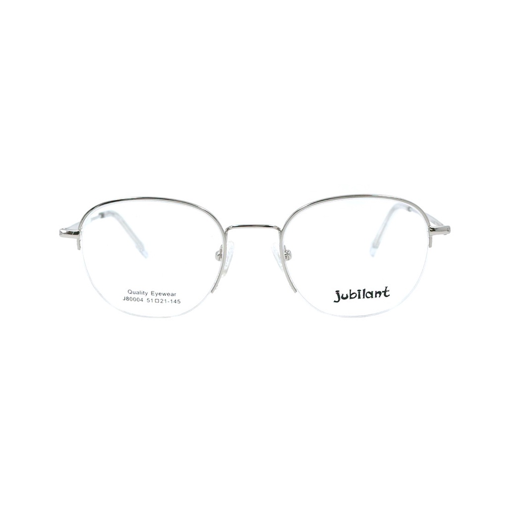 Gọng kính nam nữ thời trang JUBILANT J80004 SIL-M (51-21-145) chính hãng