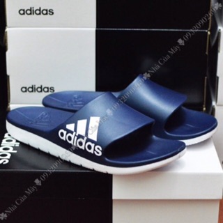 [☘️ADIDAS®☘️]- DÉP ĐÚC AQUALETTE CLOUDFOAM 2018- Navy S/Trắng