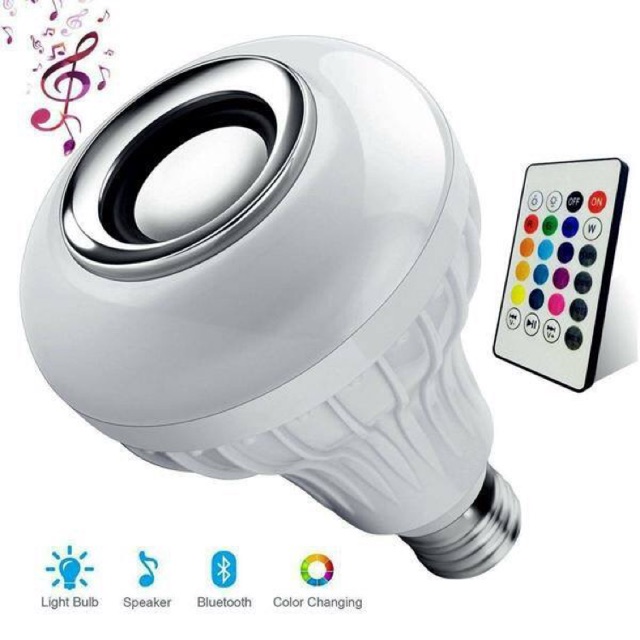 Đèn Led kiêm loa Bluetooh có remote điều khiển từ xa