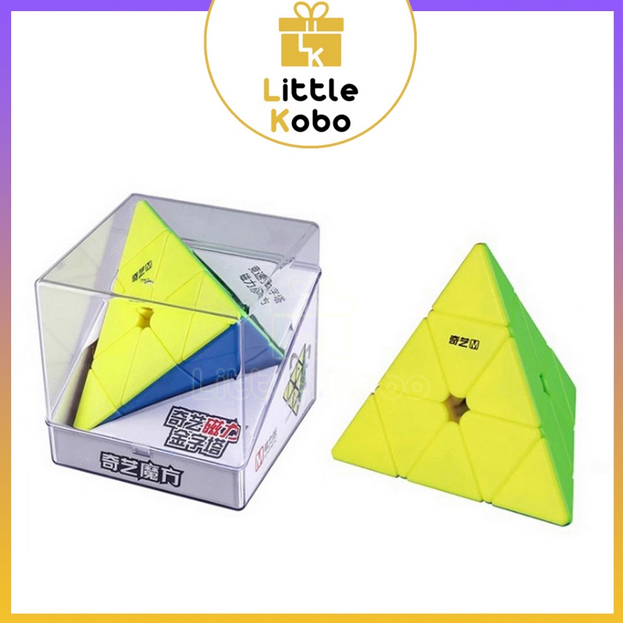 Rubik Pyraminx Nam Châm QiYi MS Magnetic Stickerless Rubic Tam Giác Đồ Chơi Trí Tuệ