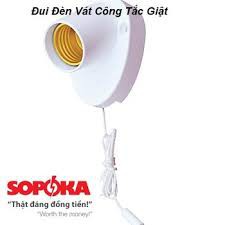 Đui đèn vat công tắc giật SOPOKA ĐV9 E27