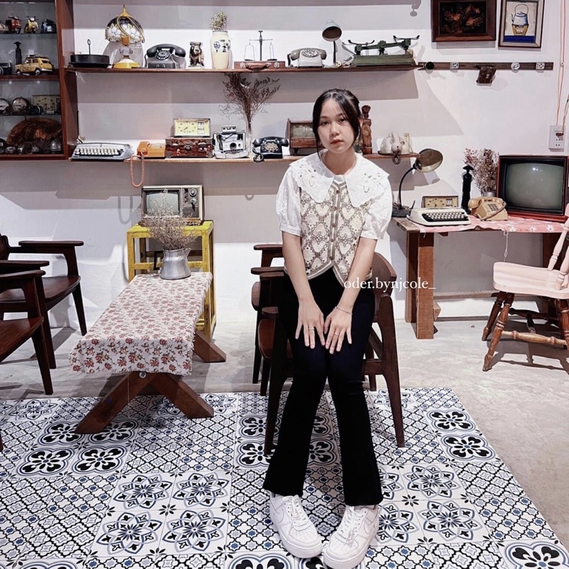 QUẦN ỐNG LOE KAKI CO DÃN KÈM FEEDBACK