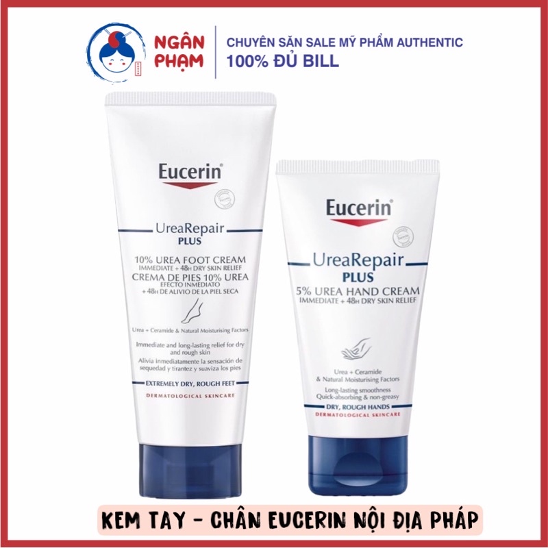 [Bill Pháp] Kem Dưỡng Da Tay, Da Chân Eucerin