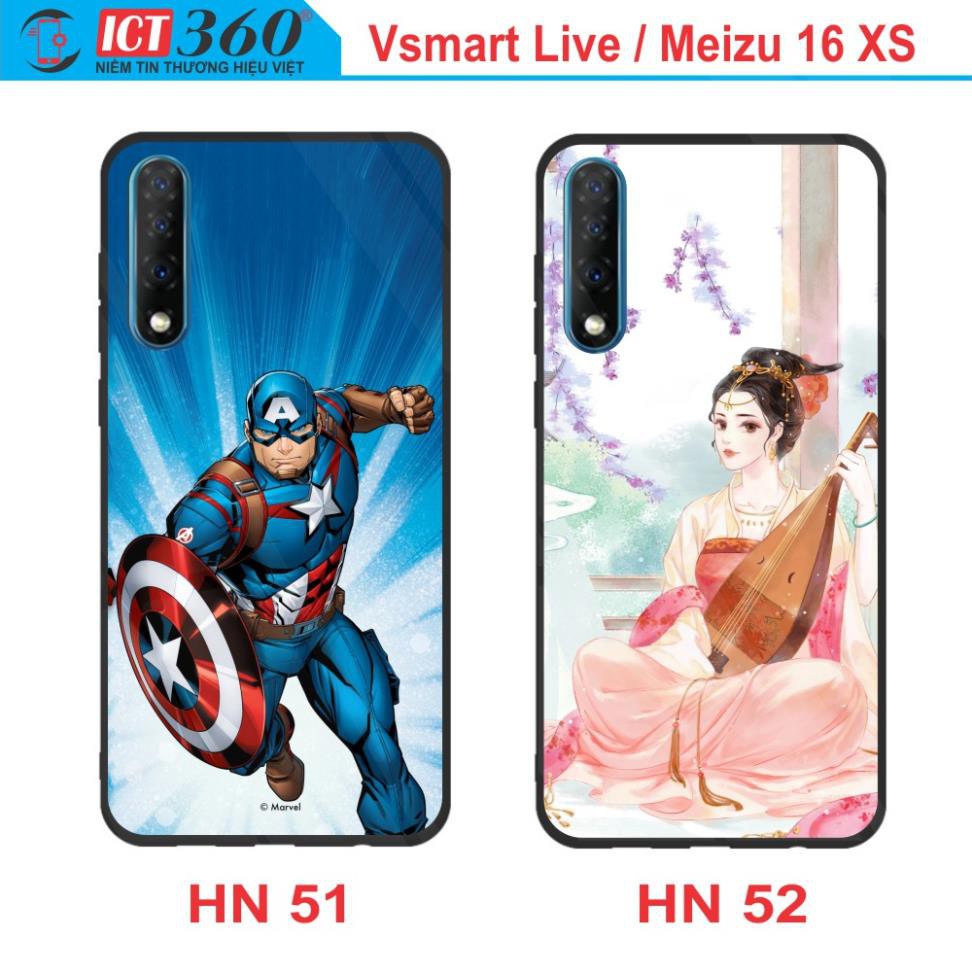 Ốp Lưng Kính Nano VSMART LIVE/ MEIZU 16 XS  - In Theo Yêu Cầu - Hình 3D