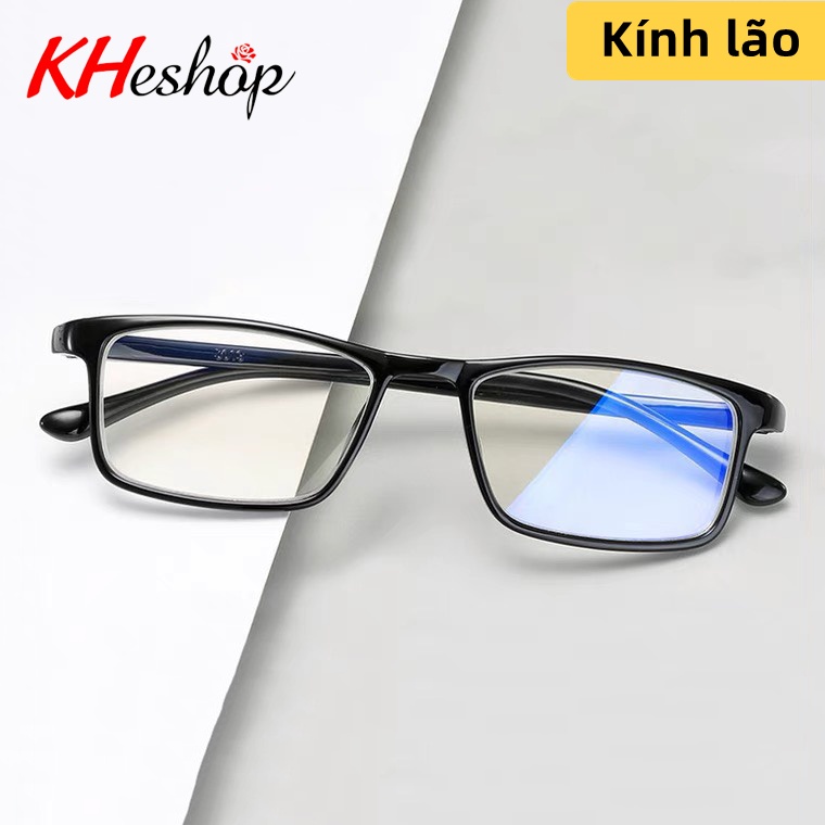 Kính Đọc Sách gọng siêu mỏng thời trang HD TR90, ánh sáng xanh đủ độ viễn mã Y3019