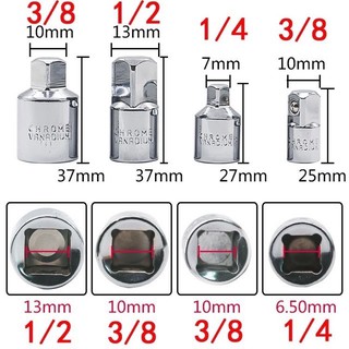 Đầu chuyển đầu biến cần tuýp 1/2 ra 3/8, 3/8 ra 1/2, 1/2 ra 1/4, 3/4 ra 1/2, 1/2 ra 3/4