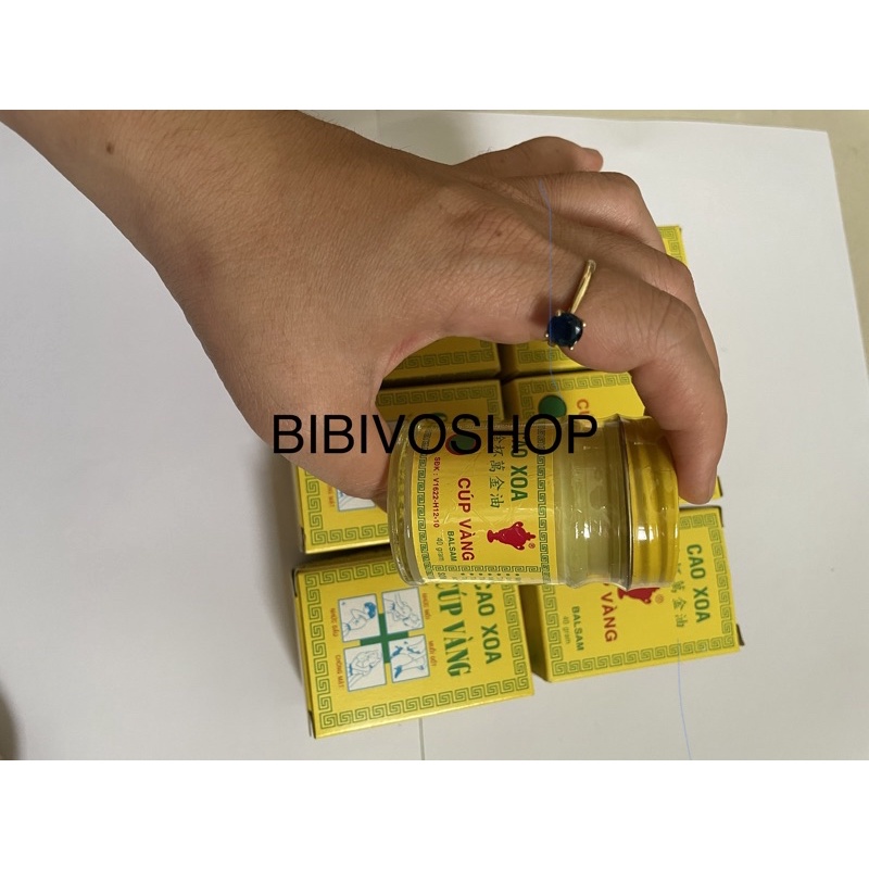 10 chai dầu - cao xoa cúp vàng 40 gram - Mẫu mới