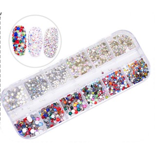 Túi hạt đá đính móng size 2mm đến 8mm