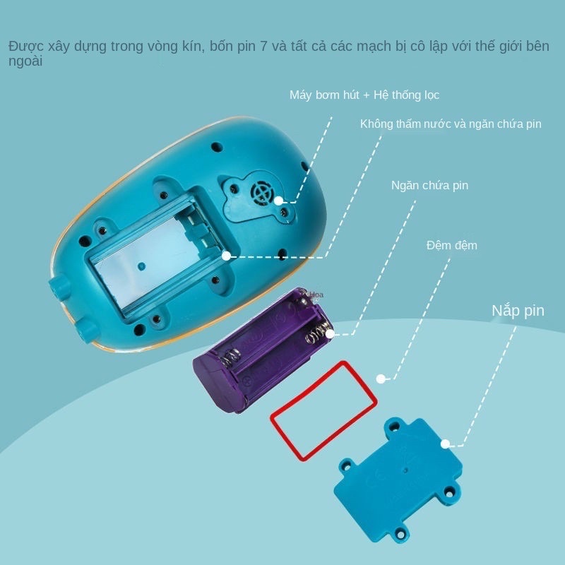Đồ chơi con cua chạy pin có nhạc phát sáng vui nhộn cho bé