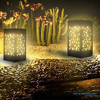 Đèn dẫn lối đi năng lượng mặt trời hình trụ vuông