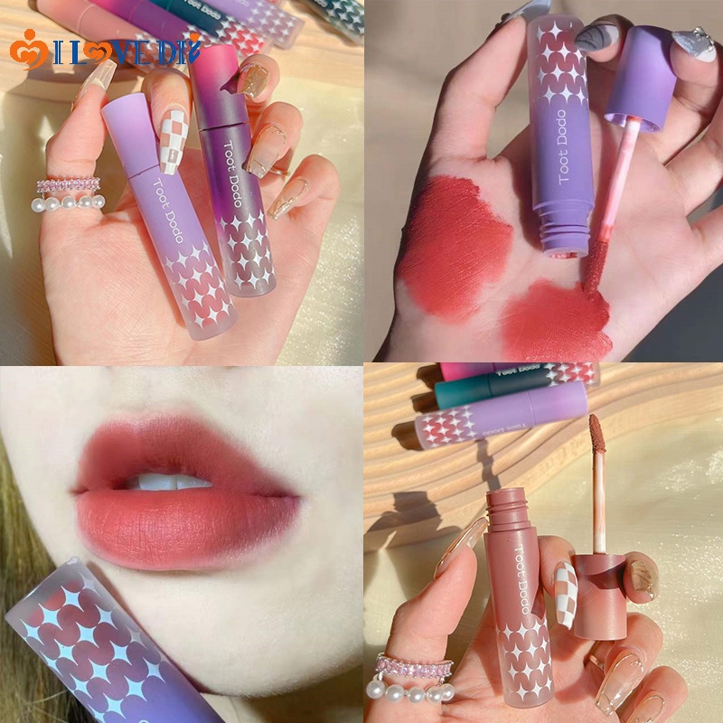 Son Môi Dạng Lỏng Chống Thấm Nước Lâu Trôi Không Dính Ly Màu Sắc Quyến Rũ