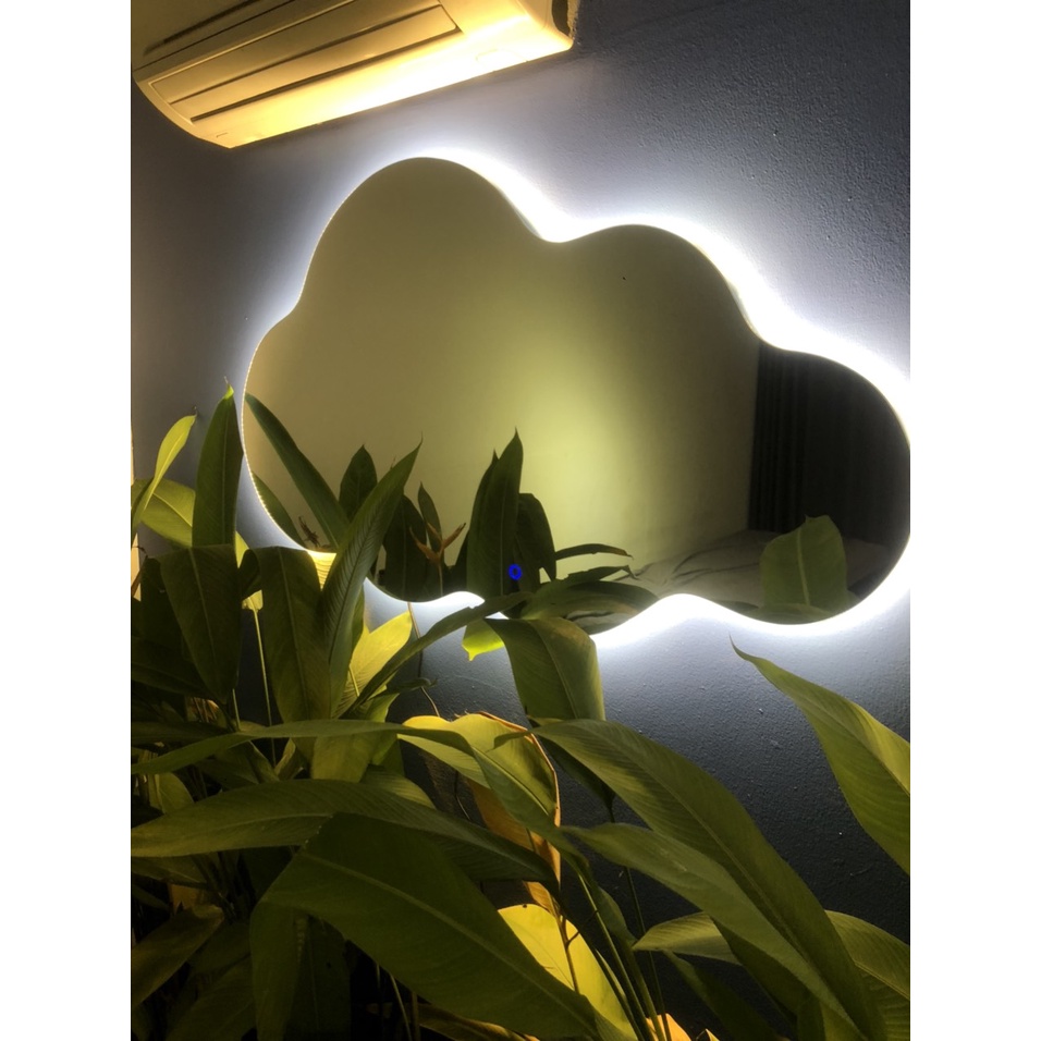 Đi tỉnh 70x120cm Gương soi đám mây Gương đám mây Gương soi treo tường Gương treo tường DMN