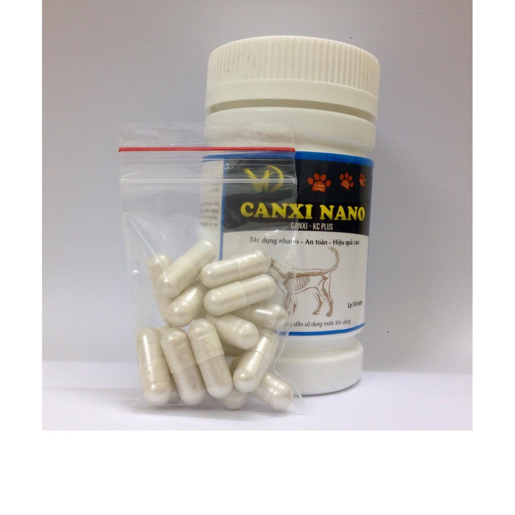 Viên canxi nano cho thú cưng