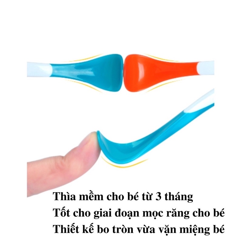 hộp 1 thìa ăn dặm báo nóng Kichi cao cấp