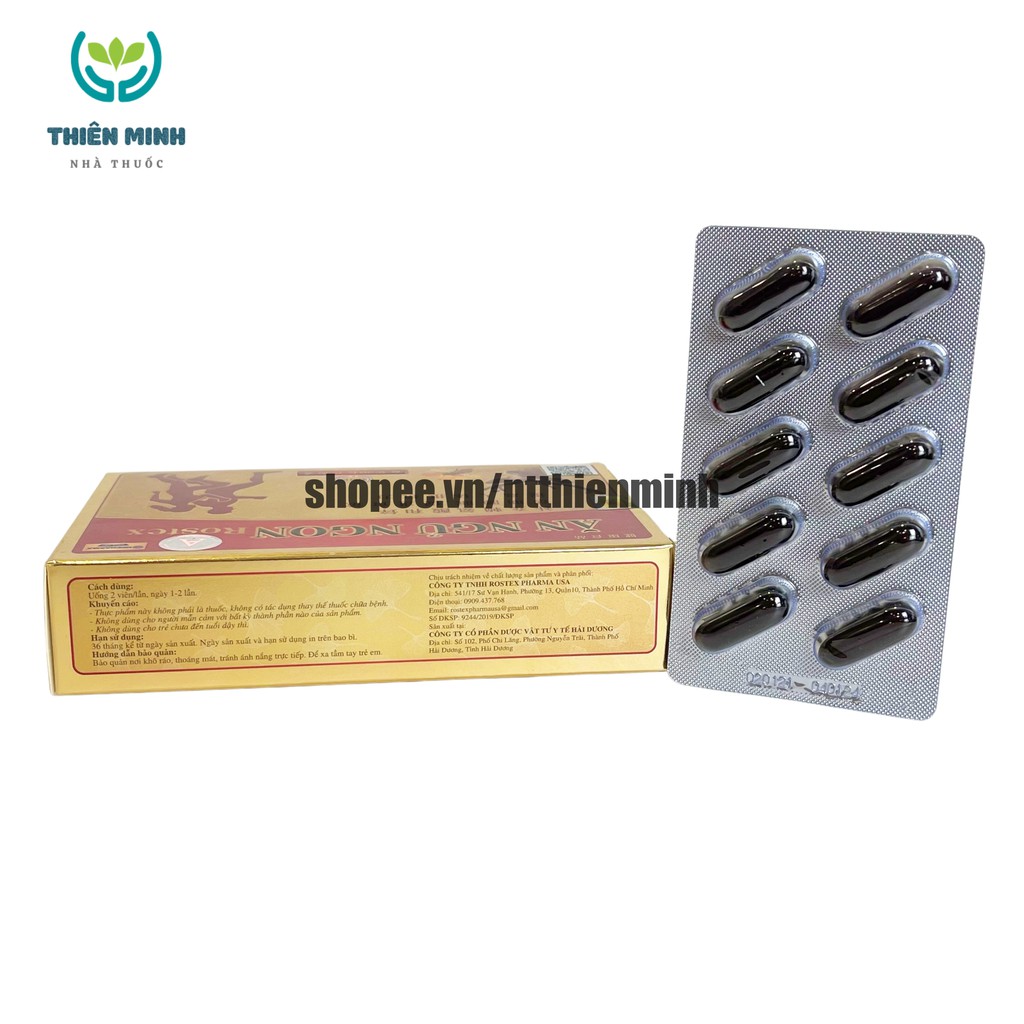 Viên Ăn Ngủ Ngon Rostex tăng cảm giác thèm ăn, dễ ngủ - Hộp 30 viên