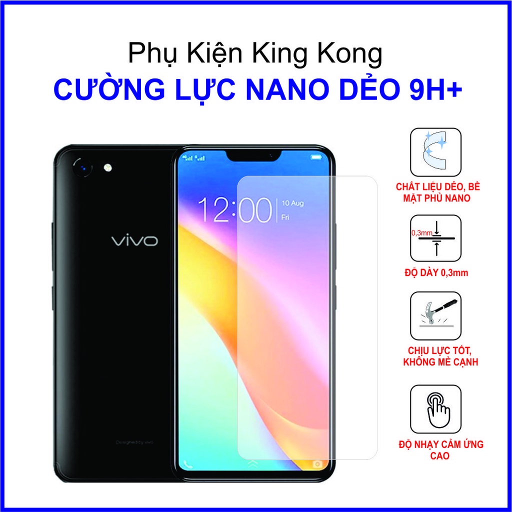 Dán cường lực Vivo Y81 cường lực nano dẻo 9H+