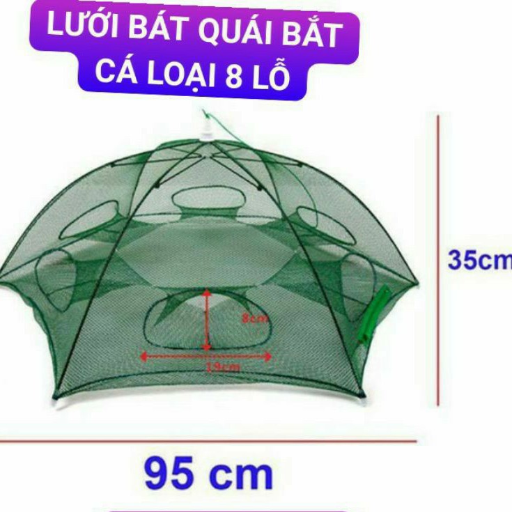 LƯỚI BÁT QUÁI BẮT CÁ LOẠI 8 LỖ
