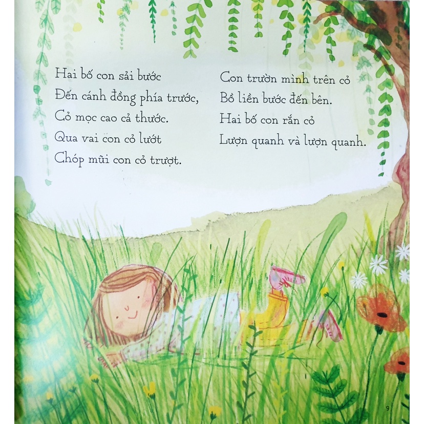 Sách tranh song ngữ Bố và con gái