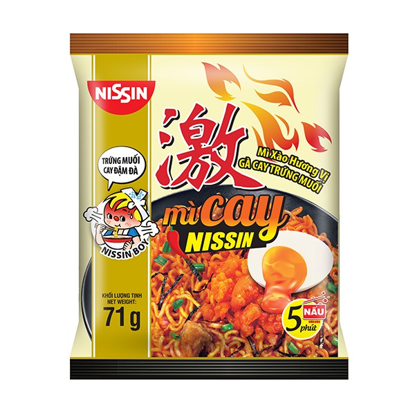 [GIÁ SỈ] Mì cay Nissin chuẩn vị Hàn hương vị phô mai trứng muối gà súp cay