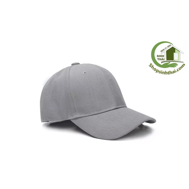 Nón kết màu xám - Mũ lưỡi trai nam nữ thể thao Hàn Quốc