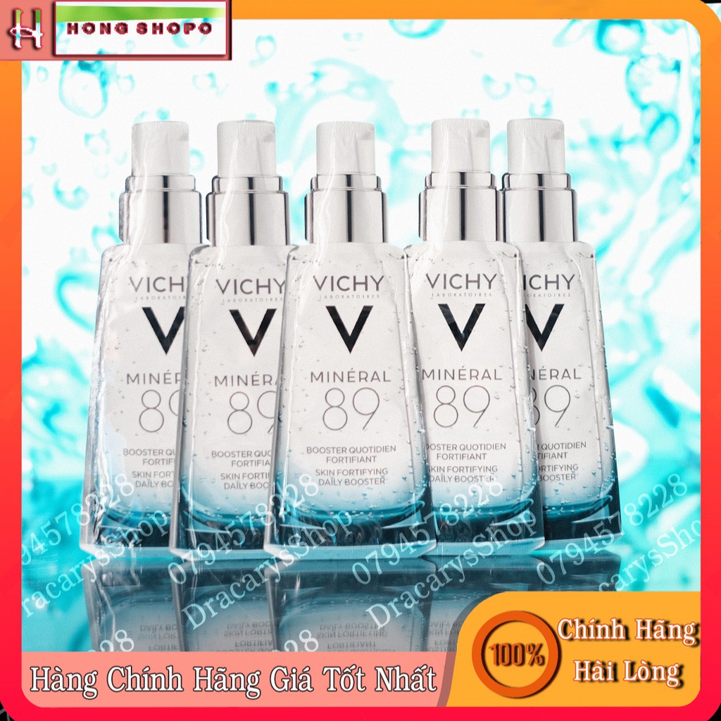 Dưỡng chất khoáng cô đặc Vichy Minéral 89 gói 1.5ml sample [13 gói 100k miễn phí ship]